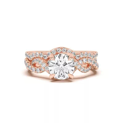 Gina Curved Pavé Band