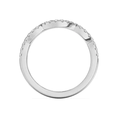 Gina Curved Pavé Band