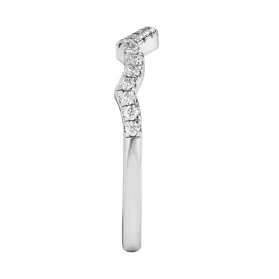 Gina Curved Pavé Band