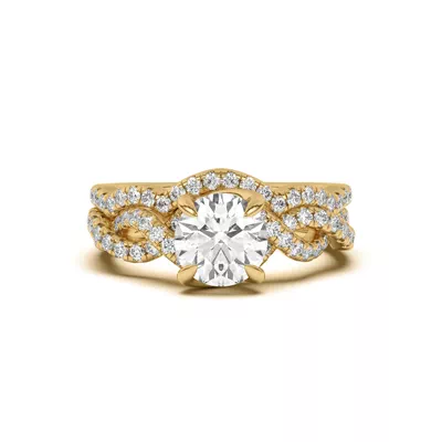 Gina Curved Pavé Band