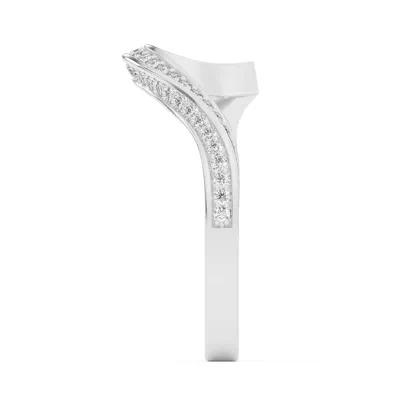 Elara Swirl Pavé Band