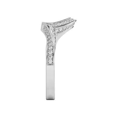 Elara Swirl Pavé Band