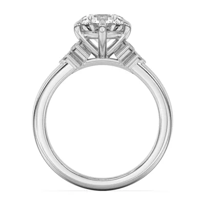 Kume Six-Prong Diamond Cluster Engagement Ring
