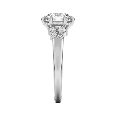 Kume Six-Prong Diamond Cluster Engagement Ring