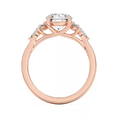 Dara Pear and Marquise Cluster Engagement Ring
