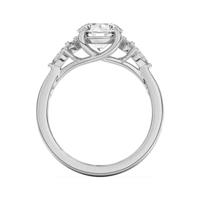 Dara Pear and Marquise Cluster Engagement Ring