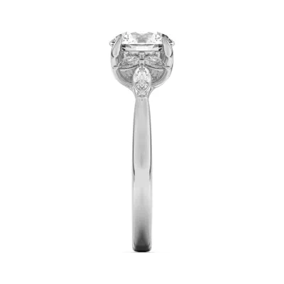 Dara Pear and Marquise Cluster Engagement Ring
