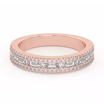 Rochelle Triple Row Diamond Band