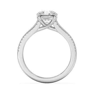 Rochelle Triple Row Diamond Engagement Ring