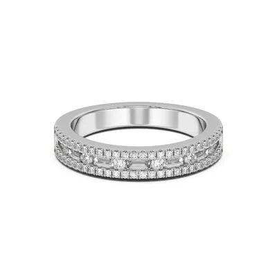Rochelle Triple Row Diamond Band