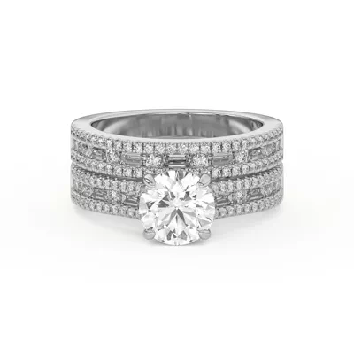 Rochelle Triple Row Diamond Band