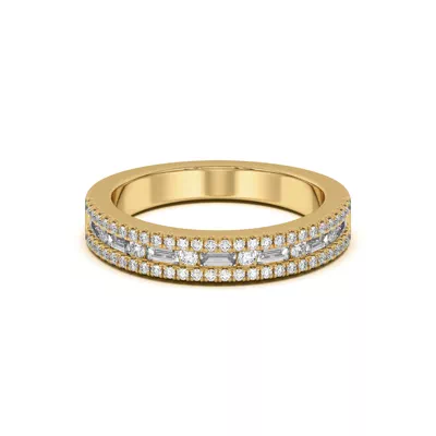 Rochelle Triple Row Diamond Band