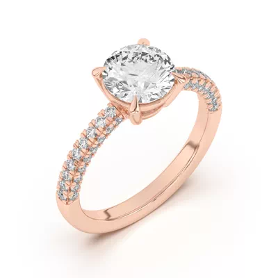 Trio Diamond Engagement Ring
