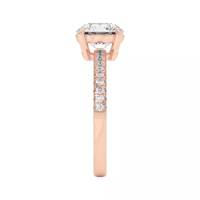 Trio Diamond Engagement Ring