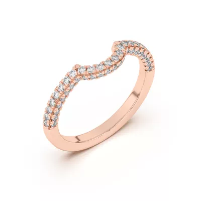 Trio Diamond Curved Band