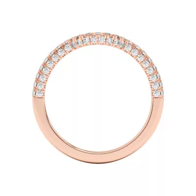 Trio Diamond Curved Band