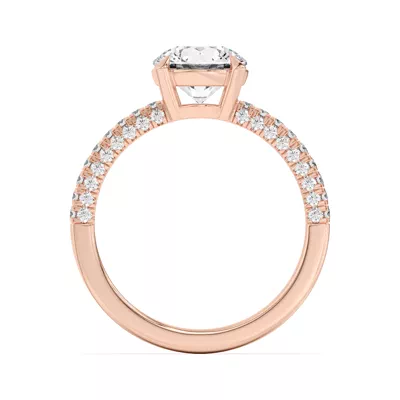 Trio Diamond Engagement Ring