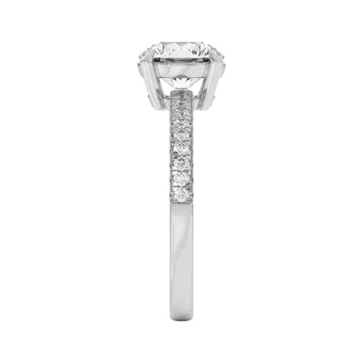 Trio Diamond Engagement Ring