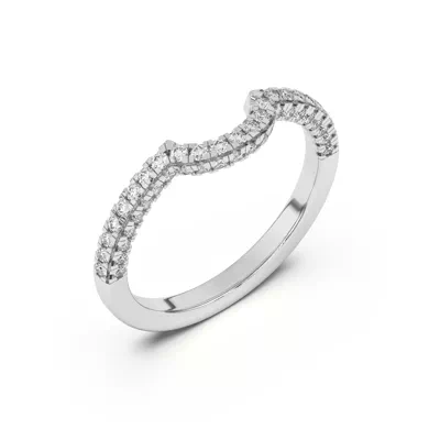 Trio Diamond Curved Band