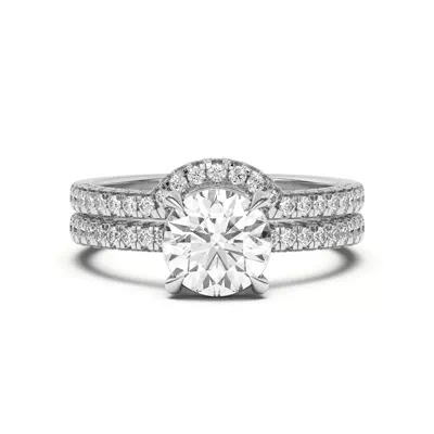 Trio Diamond Curved Band