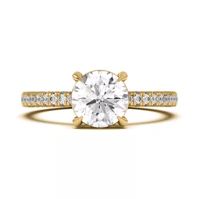 Trio Diamond Engagement Ring