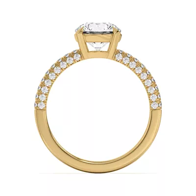 Trio Diamond Engagement Ring
