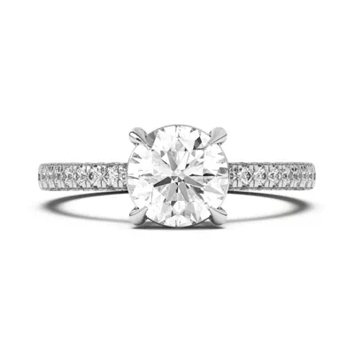 Trio Diamond Engagement Ring