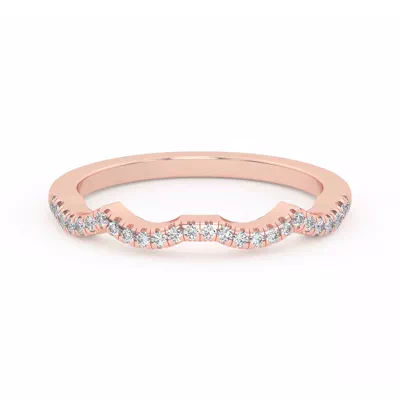 Infinity Curved Diamond Band