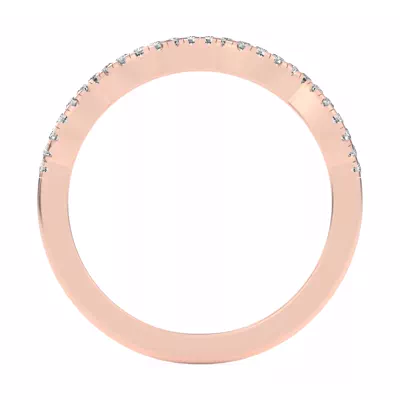 Infinity Curved Diamond Band