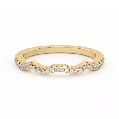 Infinity Curved Diamond Band