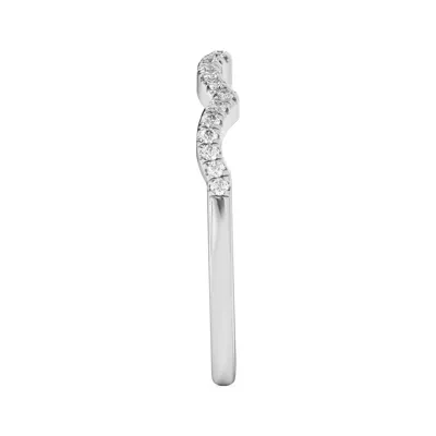 Infinity Curved Diamond Band