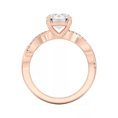 Hana Diamond Twist Engagement Ring