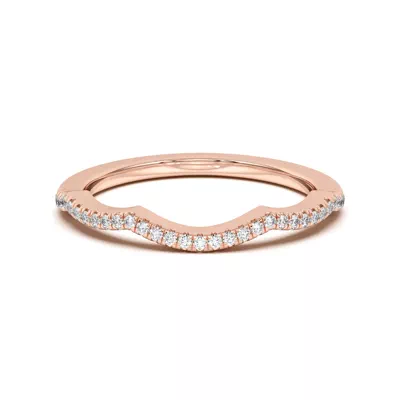 Hana Diamond Curved Band