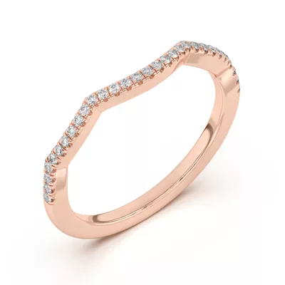 Hana Diamond Curved Band