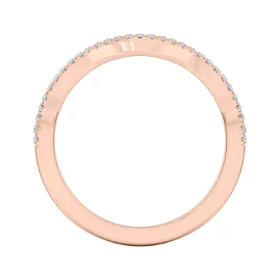 Hana Diamond Curved Band