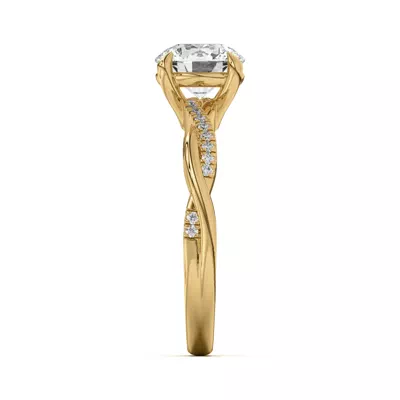 Hana Diamond Twist Engagement Ring
