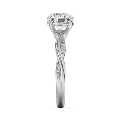 Hana Diamond Twist Engagement Ring