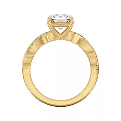 Hana Diamond Twist Engagement Ring