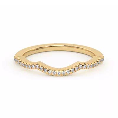 Hana Diamond Curved Band