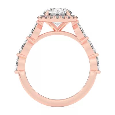 Everly Marquise Engagement Ring With Halo