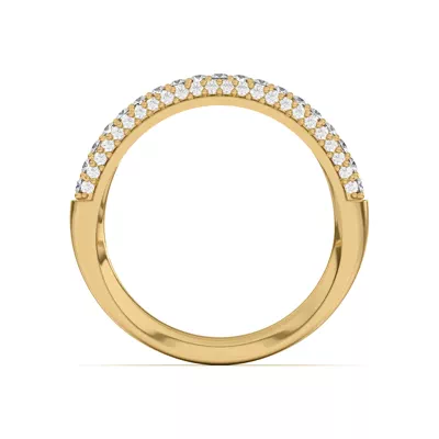 Ivana Triple Row Diamond Band