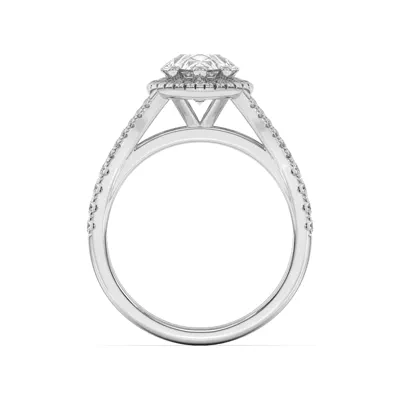 Clarissa Split Shank Halo Engagement Ring