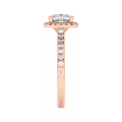 Estelle Classic Pavé Cathedral Halo Engagement Ring
