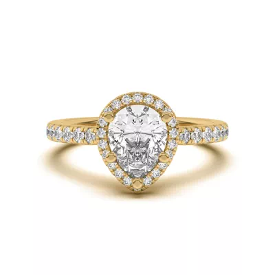 Estelle Classic Pavé Cathedral Halo Engagement Ring