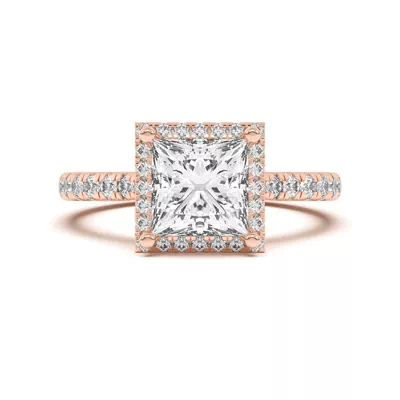 Estelle Classic Pavé Cathedral Halo Engagement Ring
