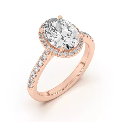 Estelle Classic Pavé Cathedral Halo Engagement Ring