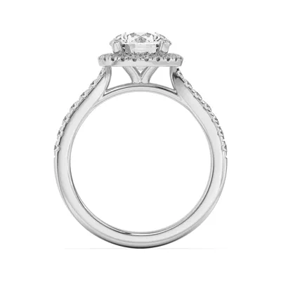 Estelle Classic Pavé Cathedral Halo Engagement Ring