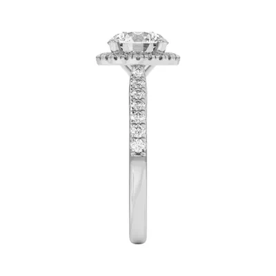 Estelle Classic Pavé Cathedral Halo Engagement Ring
