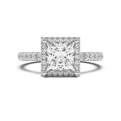 Estelle Classic Pavé Cathedral Halo Engagement Ring