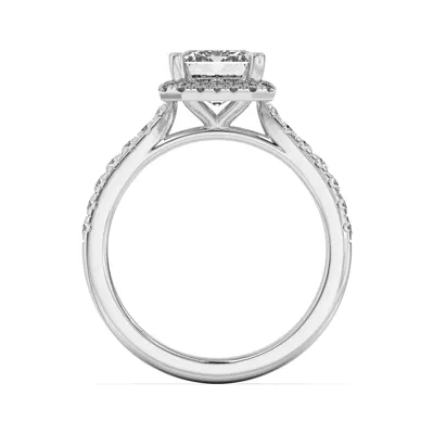 Estelle Classic Pavé Cathedral Halo Engagement Ring